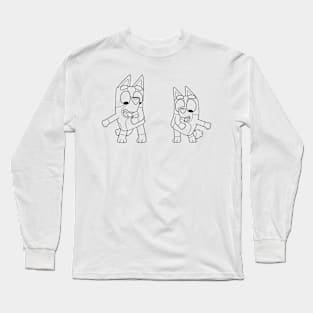 Bluey Muffin Design 10 Long Sleeve T-Shirt